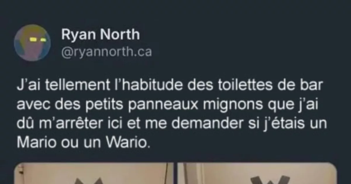 Mario ou Wario ? Le dilemme des toilettes